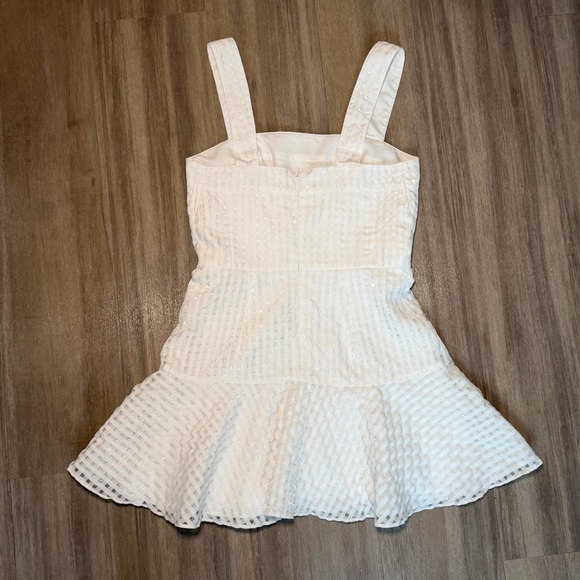 Amanda Uprichard Annalise Mini Dress in Gingham Organza - Picture 7 of 8